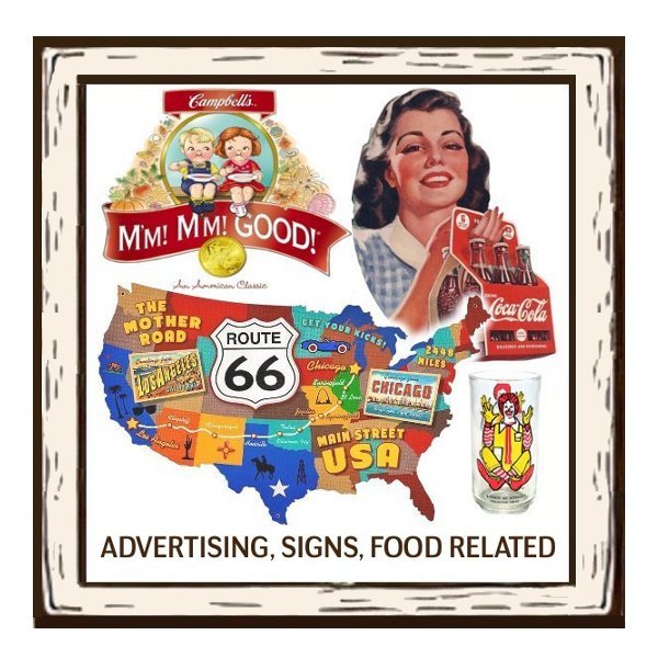 Advertising, Signs, Food Related collectibles and memorabilia
