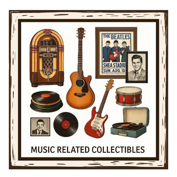 Music Related - Records, CDs collectibles and memorabilia