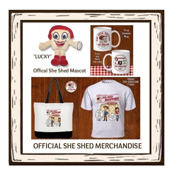 Official SHE-SHED Merchandise collectibles and memorabilia