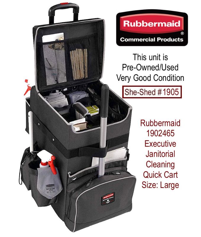 Rubbermaid 1902465 Executive Janitorial Cart