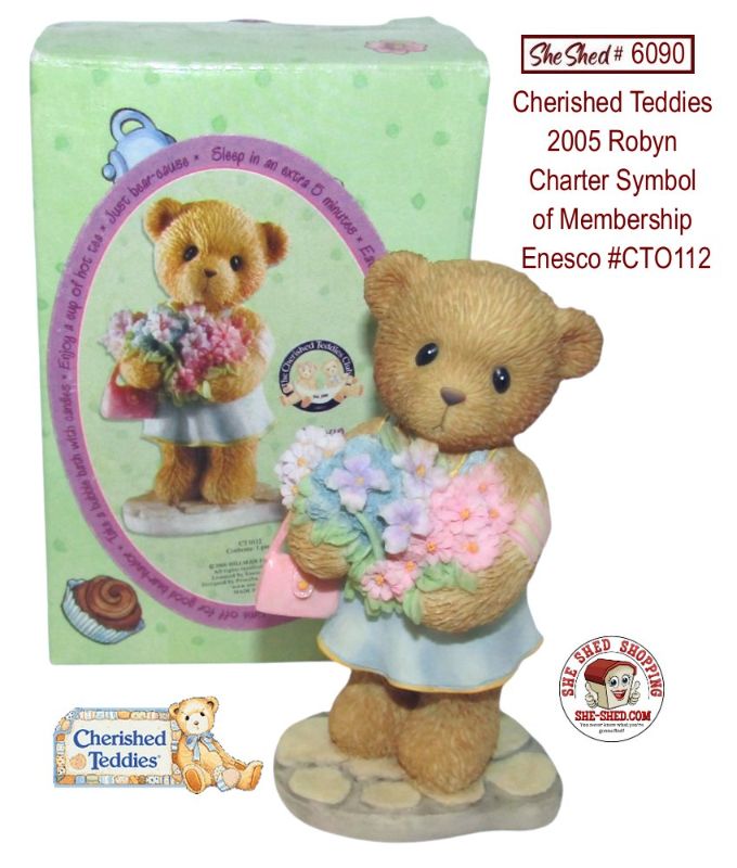 Cherished Teddies 2005 Robyn Charter Symbol of Membership CTO112 Original Box