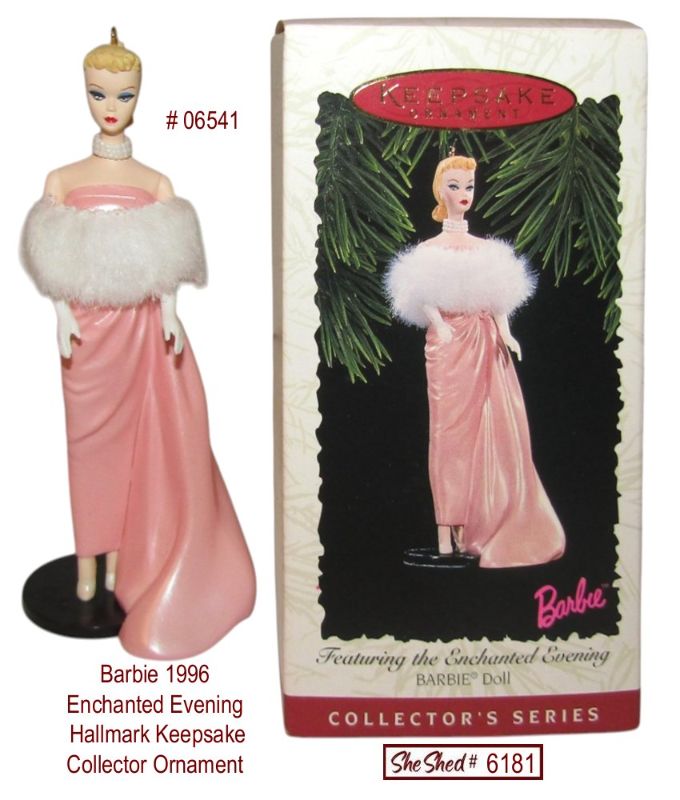 1996 Hallmark Barbie Enchanted Evening Keepsake Ornament #06541 w Box